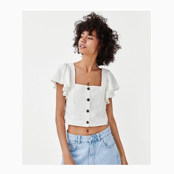 Marie button crop - Picture 6 of 7